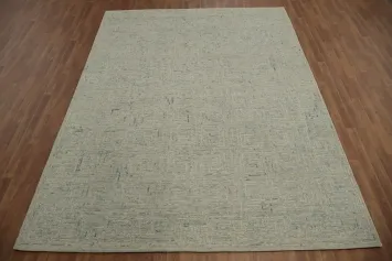 Chic Abstract Area Rug 8x11 Complements Modern Interior Designs