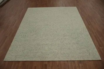 Neutral Abstract Area Rug 8x10 Perfect for a Soothing Atmosphere