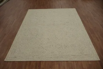 Elegant Oriental Area Rug 8x10 with Subtle Geometric Patterns