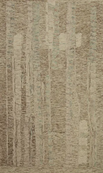 Hand Tufted Wool Abstract Area Rug 5x8