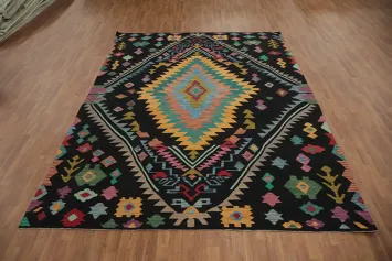 Colorful Geometric Kilim Area Rug 8x12 for a Vibrant Home Decor