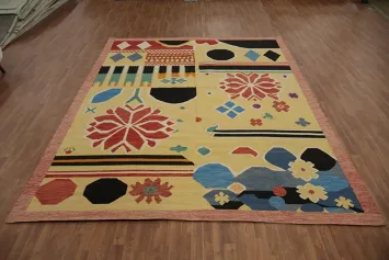 Geometric Kilim Turkish Area Rug 10x13