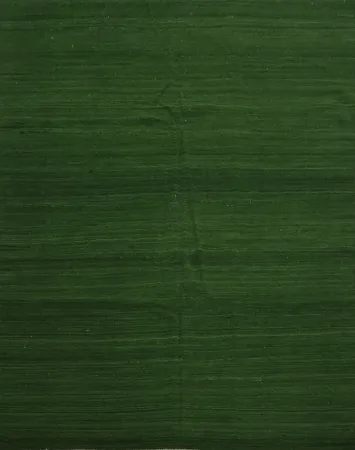 Deep Forest Green Kilim Area Rug 8x8 for a Cozy Living Space