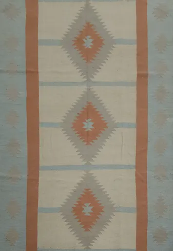 Geometric Kilim Turkish Area Rug 8x10
