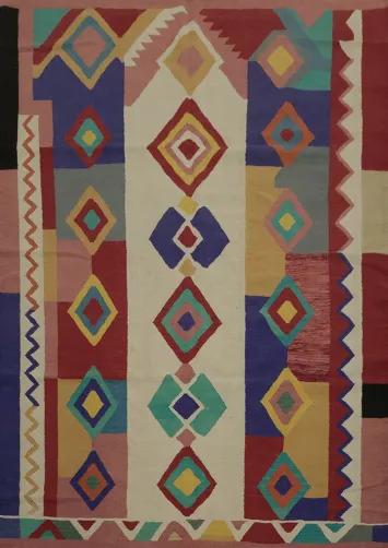 Handwoven Kilim Turkish Area Rug 8x10