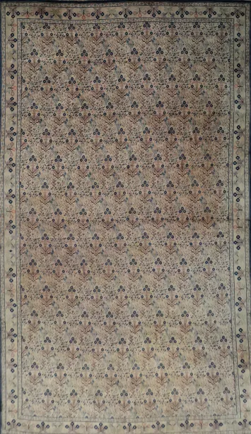 Antique Vegetable Dye Art Deco Chinese Large Rug 15x24