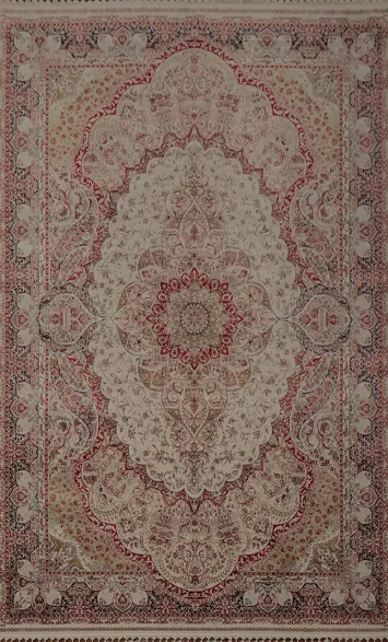 Timeless Masterpiece Traditional Qum Area Rug 7x10