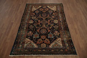 Vegetable Dye Hamedan Rug 4x7 with Exceptional Artisan Craftsmanship
