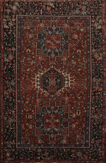 Heritage Aesthetics Exquisite Gharajeh Persian Rug 5x6
