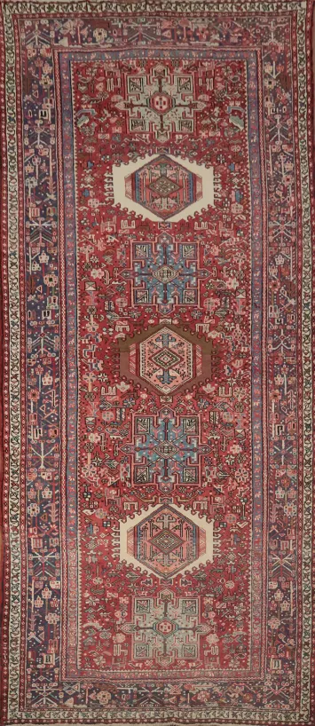 Vegetable Dye Gharajeh Persian Area Rug 5x13