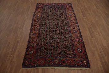 Antique Vegetable Dye Bidjar Persian Area Rug 5x10