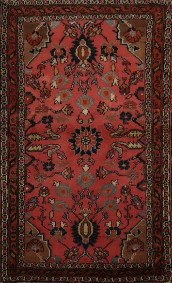 Antique Lilian Vegetable Dye Persian Rug 3x4
