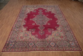 Vegetable Dye Kerman Persian Large Rug 10x14