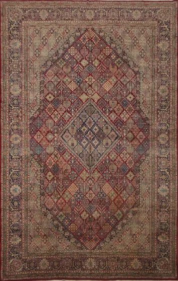 Authentic Isfahan Persian Large Rug 10x15 Beautifully Crafted Heritage