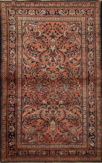 Artisan Craftsmanship Classic Vegetable Dye Lilian Persian Rug 4x5