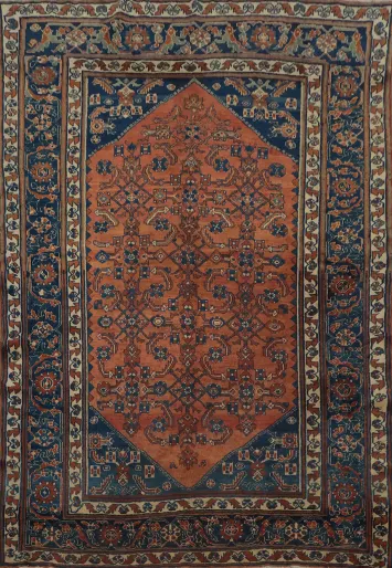 Vegetable Dye Malayer Persian Area Rug 5x6