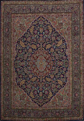 Vegetable Dye Kerman Persian Area Rug 10x13