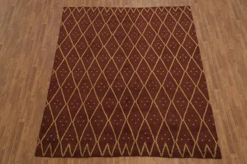 Trellis Indian Oriental Red Area Rug 8x10