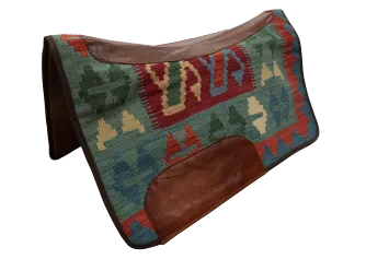 Traditional Southwestern Saddle Pads with Vibrant Patterns 28x35 inches