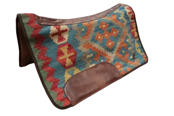 Vibrant and Durable Southwestern Style Decorative Saddle Pad 28x35 inches