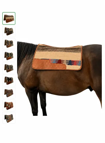 Vibrant Tribal Pattern Saddle Pad 28x35 inches for Stylish Rides