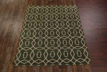 Moroccan Trellis Green 8x10 Area Rug