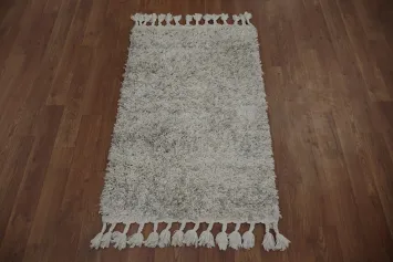 Plush Shag Modern Turkish Rug 2x3 for a Comfy, Inviting Living Room