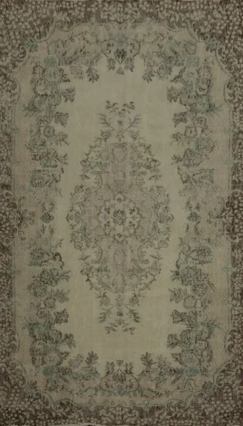 Vintage Anatolian Turkish Area Rug 6x9