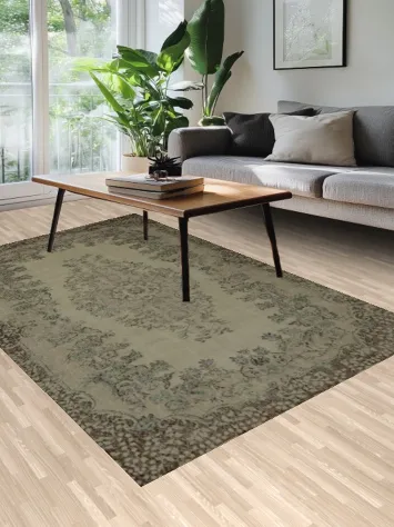 Vintage Anatolian Turkish Area Rug 6x9