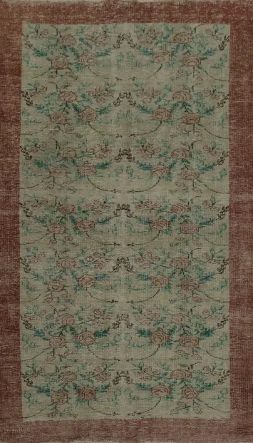 Elegant Floral Anatolian Area Rug 6x9 for Timeless Home Decor