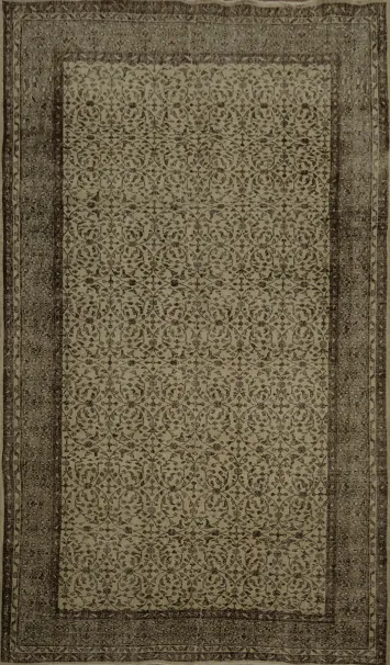 Vintage Anatolian Turkish Area Rug 6x9