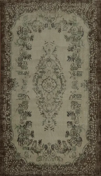 Vintage Anatolian Turkish Area Rug 6x10