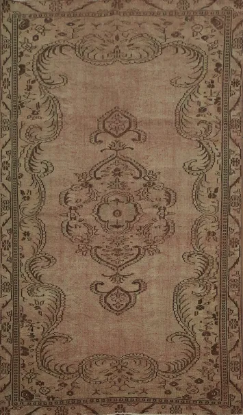 Antique Oushak Turkish Area Rug 5x9