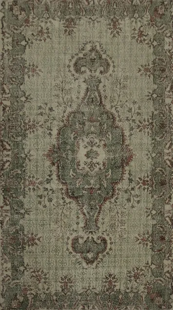 Vintage Anatolian Turkish Area Rug 6x9