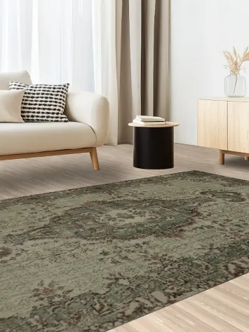 Vintage Anatolian Turkish Area Rug 6x9