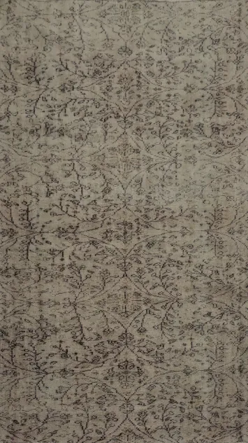 Floral Anatolian Area Rug 5x8 Featuring Elegant Subtle Patterns