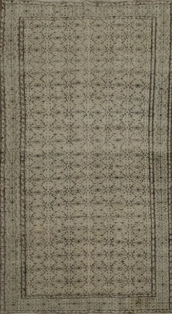 Vintage Anatolian Turkish Area Rug 6x10