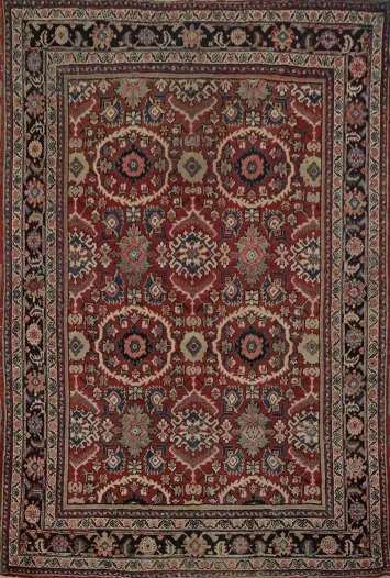 Antique Vegetable Dye Mahal Persian Area Rug 9x12