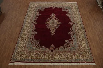 Vegetable Dye Kerman Persian Large Rug 12x16