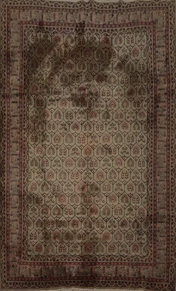 Heritage Charm Agra Area Rug 7x10 with Traditional Artistic Designs