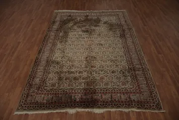 Heritage Charm Agra Area Rug 7x10 with Traditional Artistic Designs