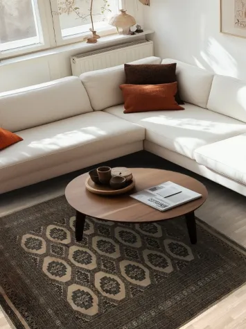 Stylish Bokhara Square Rug 6x6 to Enhance Your Living Space