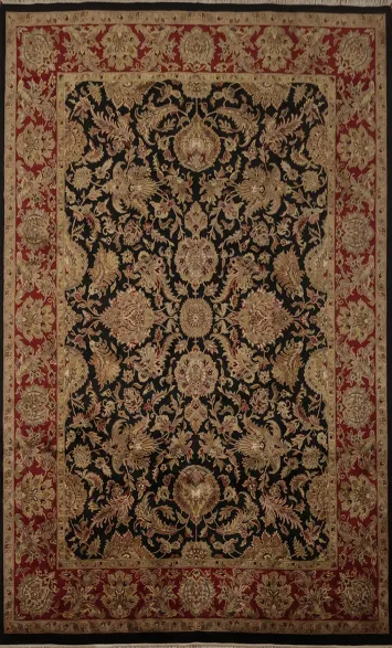 Classic Ornamental Large Agra Rug 10x14 for a Refined Ambiance