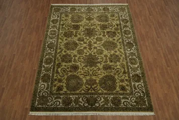 Elegant Floral Agra Oriental Area Rug 9x12