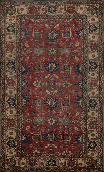 Luxurious SUPER Kazak Area Rug 8x11 with Intricate Floral Designs