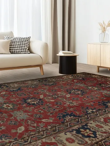 Luxurious SUPER Kazak Area Rug 8x11 with Intricate Floral Designs