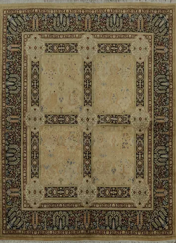 Luxurious Aubusson Area Rug 6x7 with Timeless Design Elements