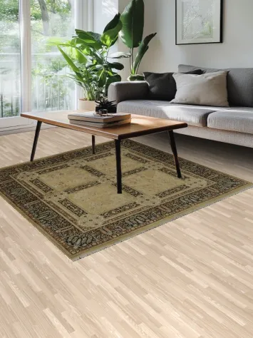 Luxurious Aubusson Area Rug 6x7 with Timeless Design Elements