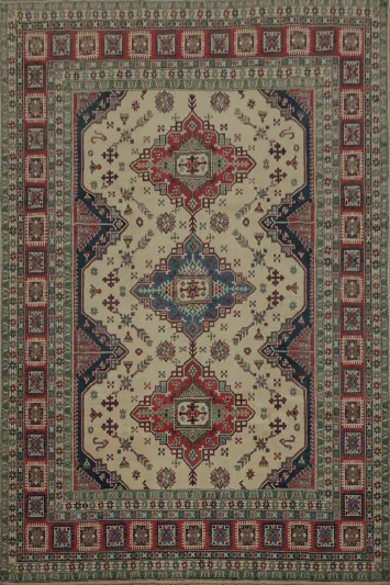 Traditional Kazak Oriental Area Rug 8x10 for Elegant Living