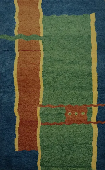 Unique Gabbeh Persian Rug 4x6 Rich Colors for Elegant Spaces